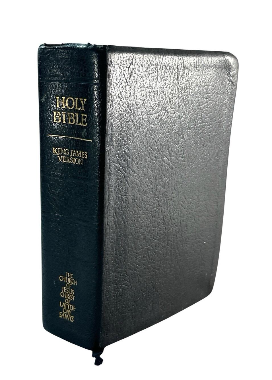 1979 LDS Holy Bible King James Version KJV Church of Jesus Christ Leather 7”